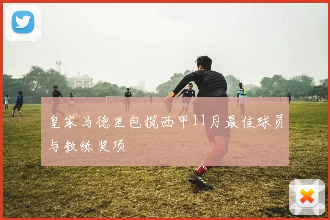 皇家马德里包揽西甲11月最佳球员与教练奖项